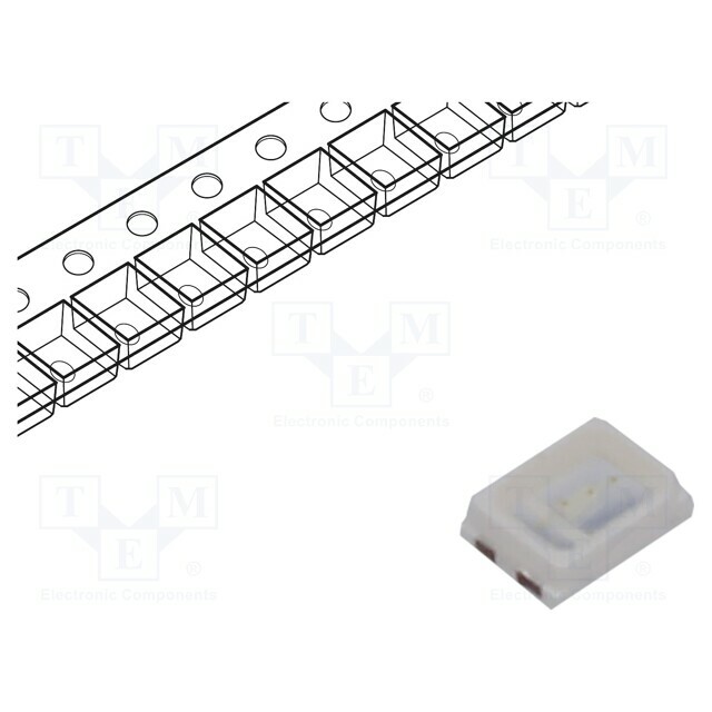 OPTOSUPPLY LED; blue; SMD; 500÷750mcd; 2