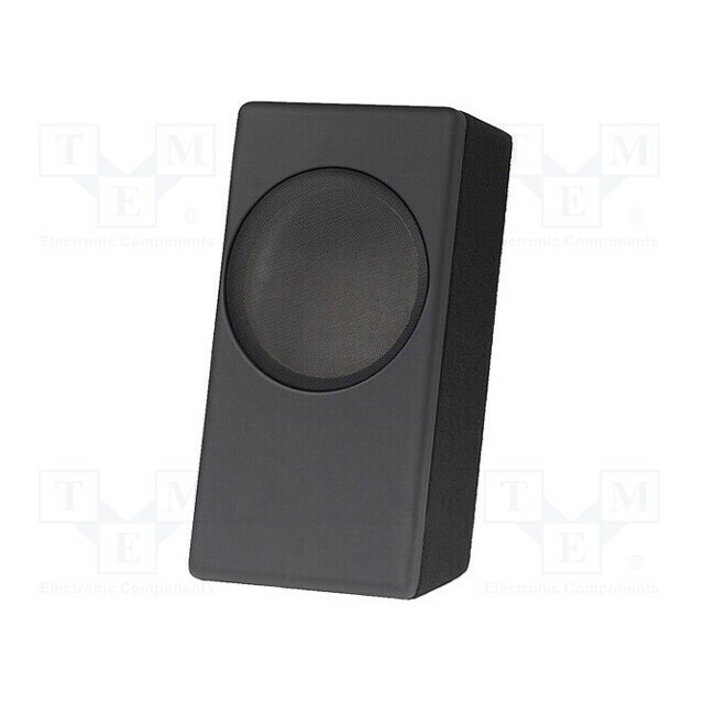 BASSER Car loudspeaker enclosure; MDF; black