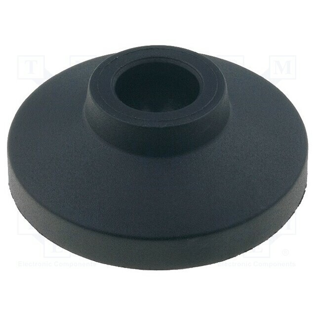 ELESA+GANTER Foot; Base dia: 50mm; polyamide