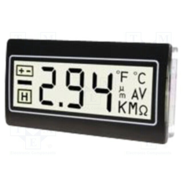 TDE INSTRUMENTS Voltmeter; digital,mounting; -200÷200mV