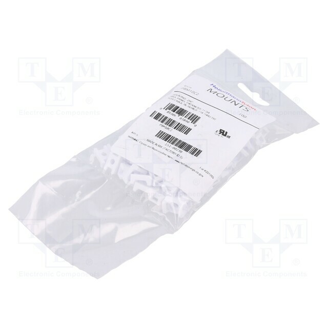 HELLERMANNTYTON Holder; screw; polyamide; UL94V-2; white