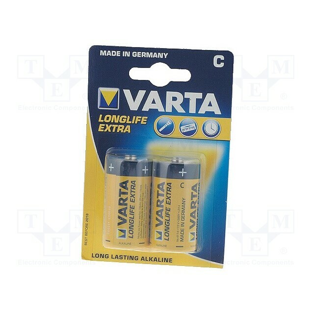 VARTA Battery: alkaline; C; 1.5V