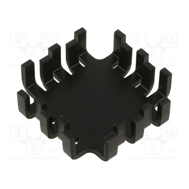 FISCHER ELEKTRONIK Heatsink: extruded; black; L: