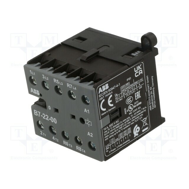 ABB Contactor: 4-pole; NC x2 +