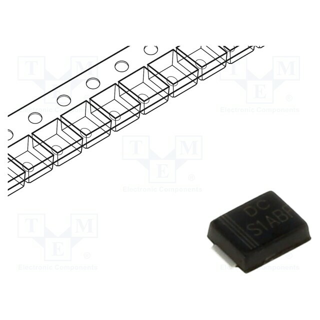 DC COMPONENTS Diode: rectifying; SMD; 50V