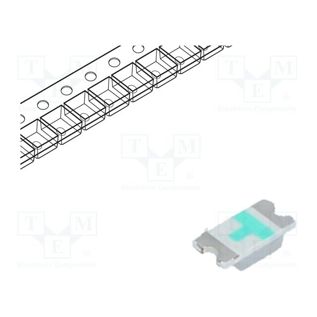 OPTOSUPPLY LED; blue; SMD; 1206; 100÷150mcd