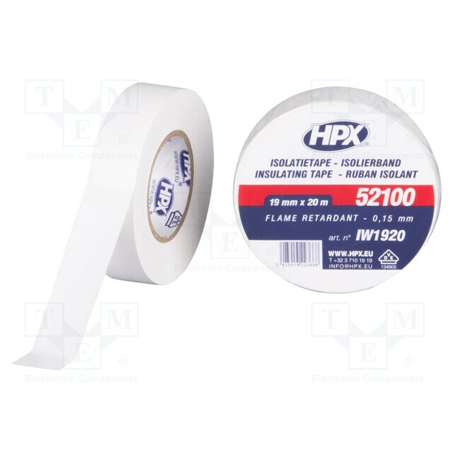 Tape: electrical insulating; W: 19mm; L: