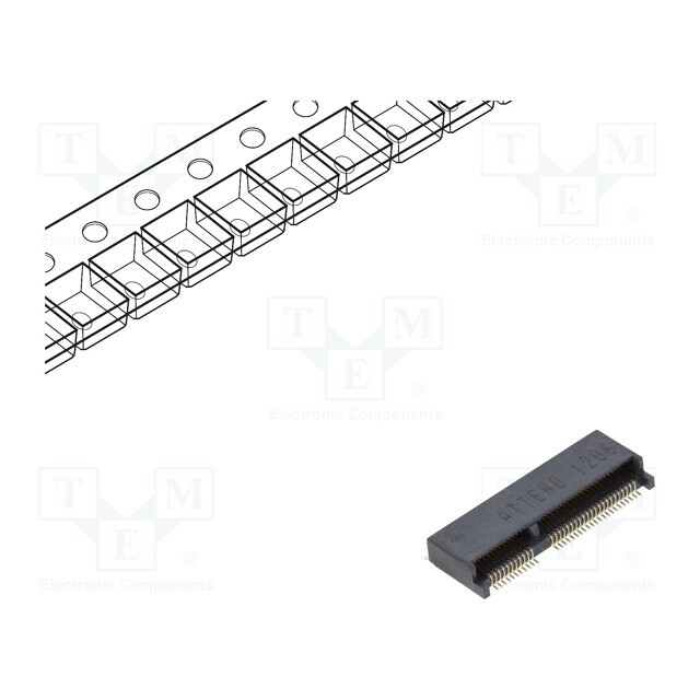ATTEND Connector: M.2 (NGFF); horizontal