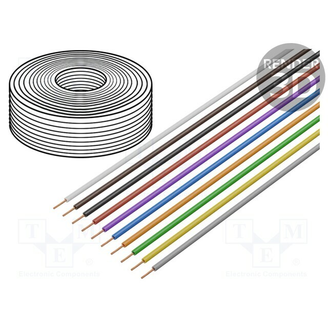 DONAU ELEKTRONIK Wire; LiY; stranded; Cu