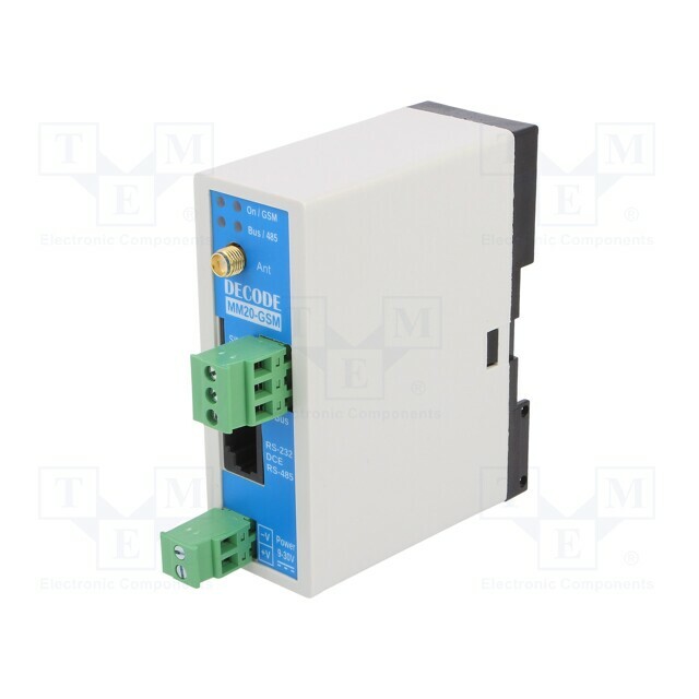 DECODE Automation module: converter; M-BUS/RS232/RS485/GSM/GPRS; MM20