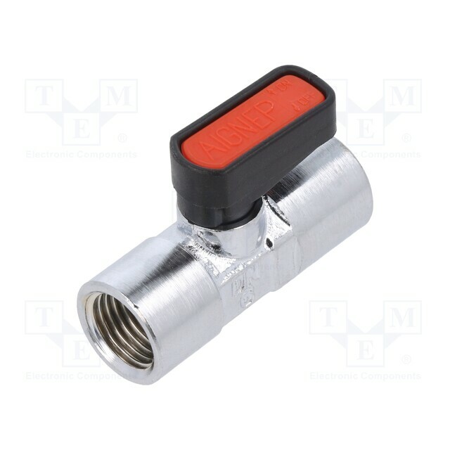 PNEUMAT Ball valve; max.20bar; nickel