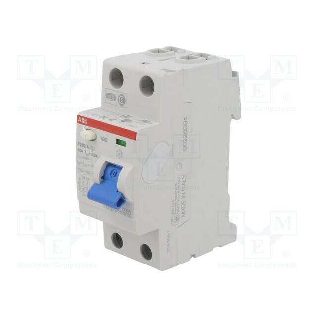 ABB RCD breaker; Inom: 63A; Ires: