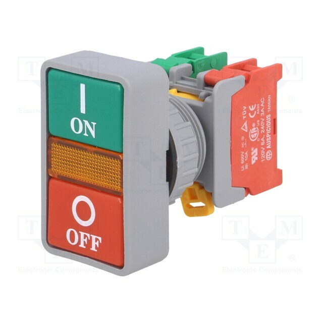 AUSPICIOUS Switch: double; 30mm; Stabl.pos: