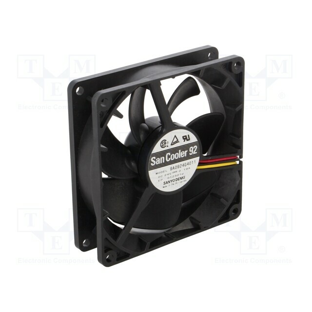 SANYO DENKI Fan: DC; 92x92x25mm; axial