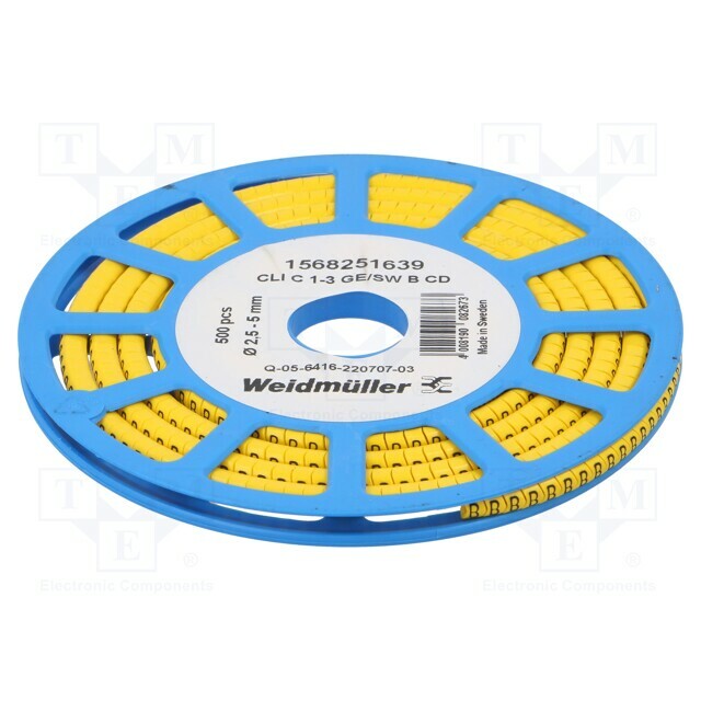 WEIDMÜLLER Markers; Marking: B; 2.5÷5mm
