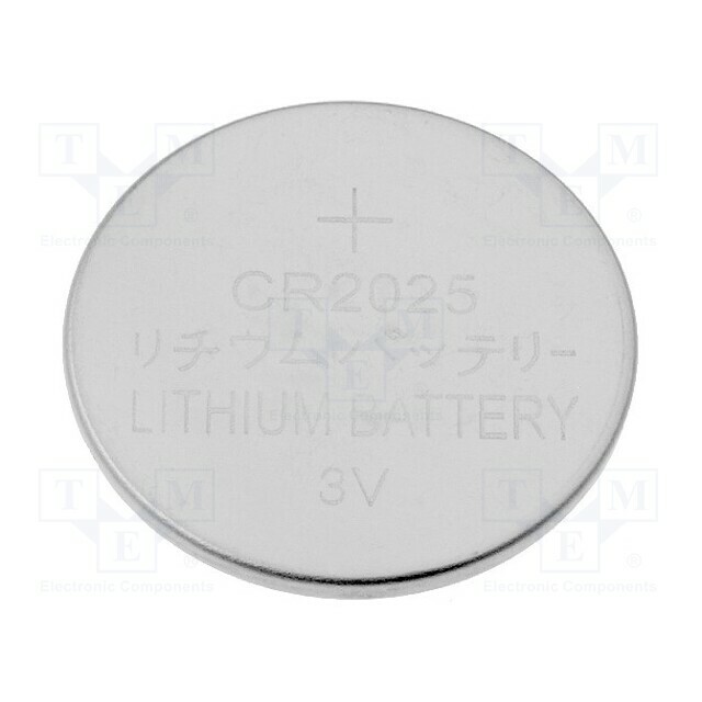 LIJIA Battery: lithium; coin; CR2025; 3V