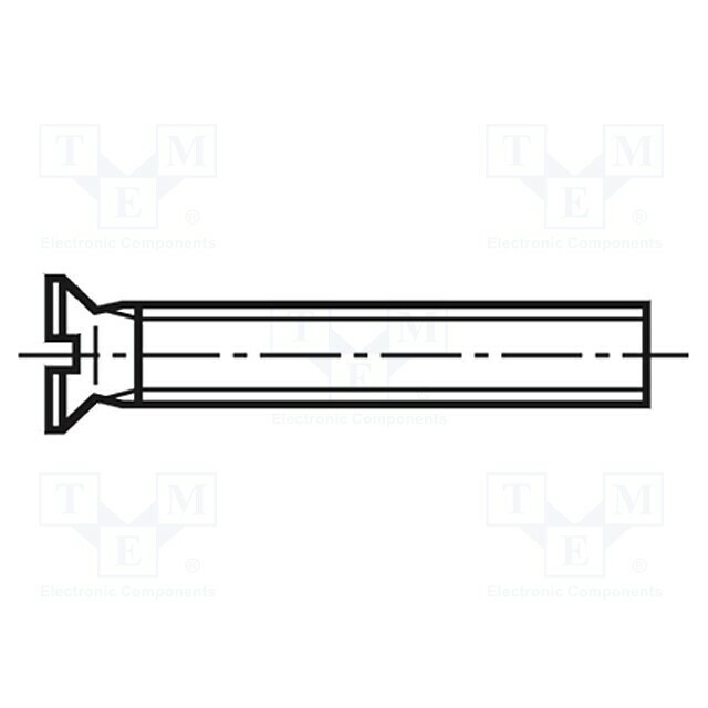 BOSSARD Screw; M3; M3x4; 0.5