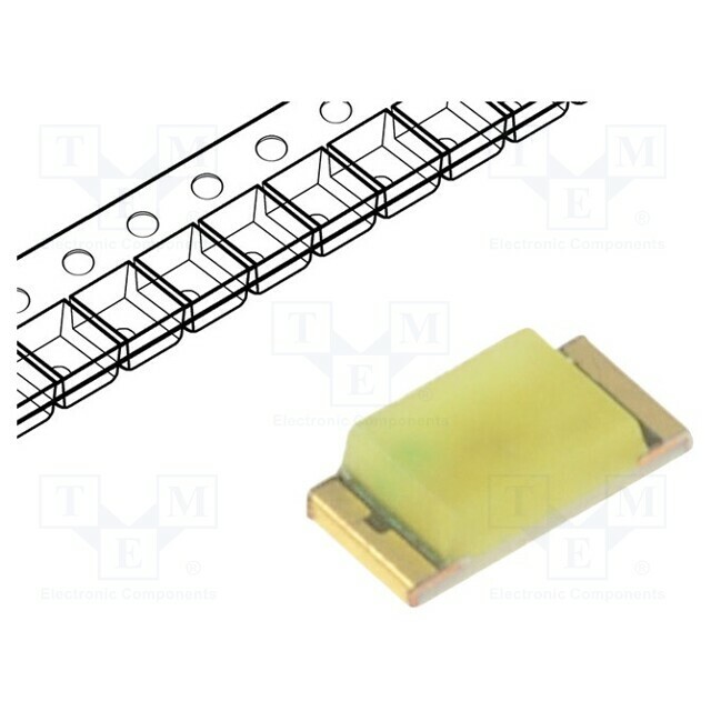 OPTOSUPPLY LED; white cold; SMD; Case