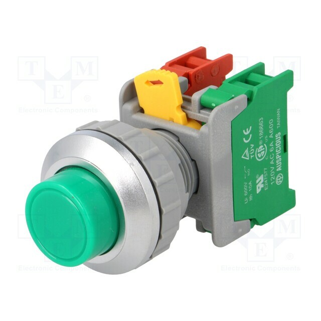 AUSPICIOUS Switch: push-button; 30mm; Stabl.pos: