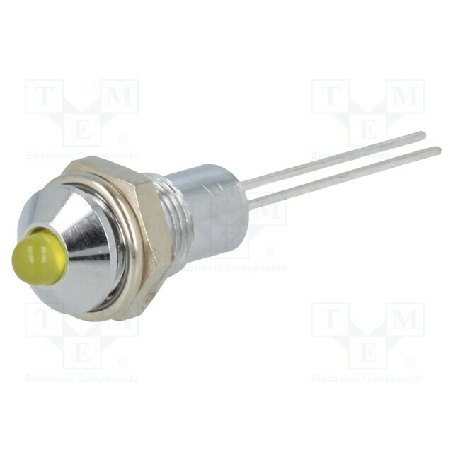 SIGNAL-CONSTRUCT Indicator: LED; prominent; yellow; Ø6