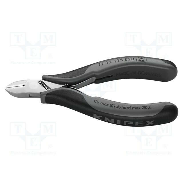 KNIPEX Side,cutting; ESD; two-component handle