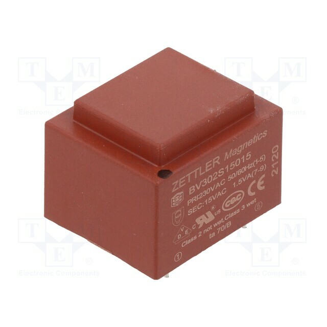 ZETTLER Transformer: encapsulated; 1.5VA; 230VAC
