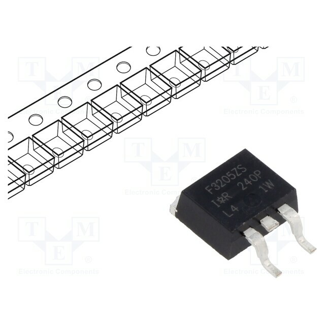 INFINEON TECHNOLOGIES Transistor: N-MOSFET; unipolar; 55V