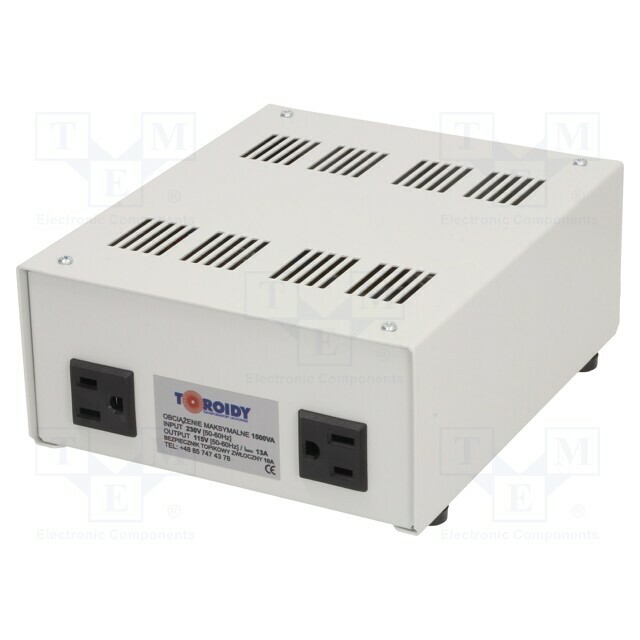 TOROIDY Autotransformer: fixed; 230VAC; Power: 1500VA