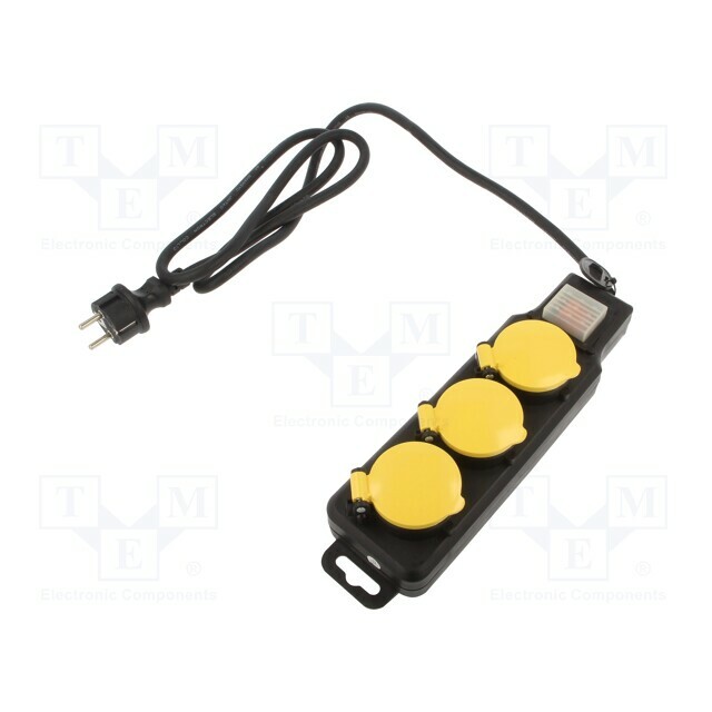 LOGILINK Plug socket strip: supply; Sockets: