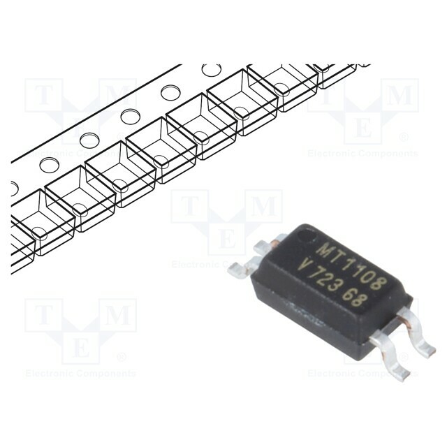 VISHAY Optocoupler; SMD; Ch: 1; OUT: