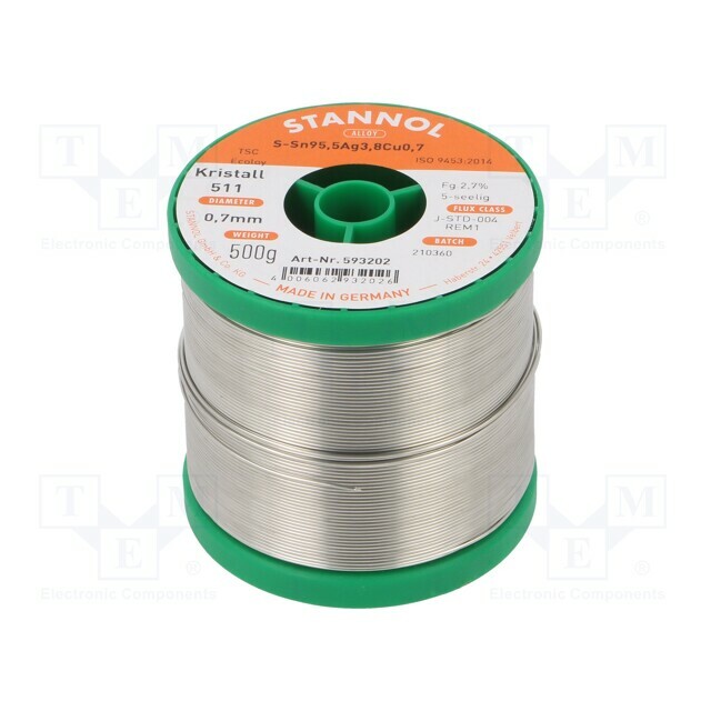 STANNOL Tin; lead free; Sn95,5Ag3
