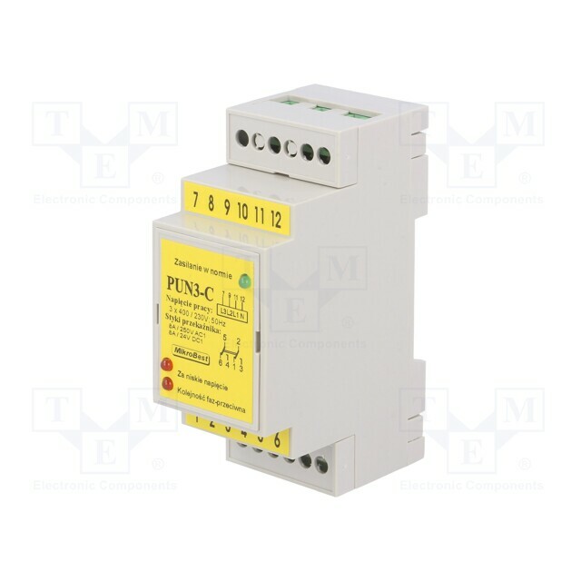 MIKROBEST Voltage monitoring relay; for DIN