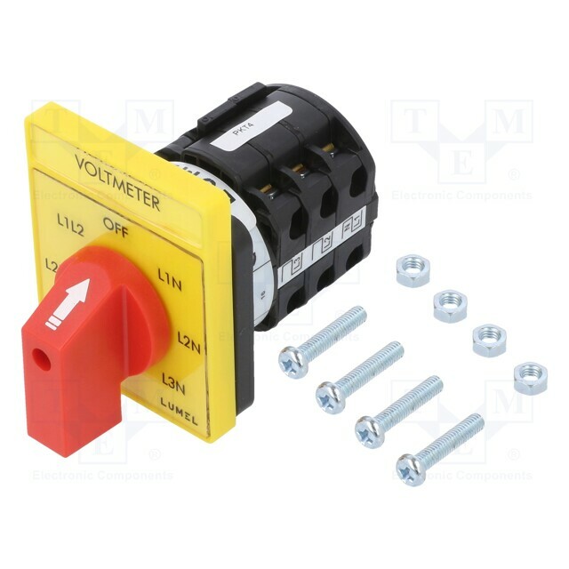 LUMEL Switch: voltmeter cam switch; Stabl