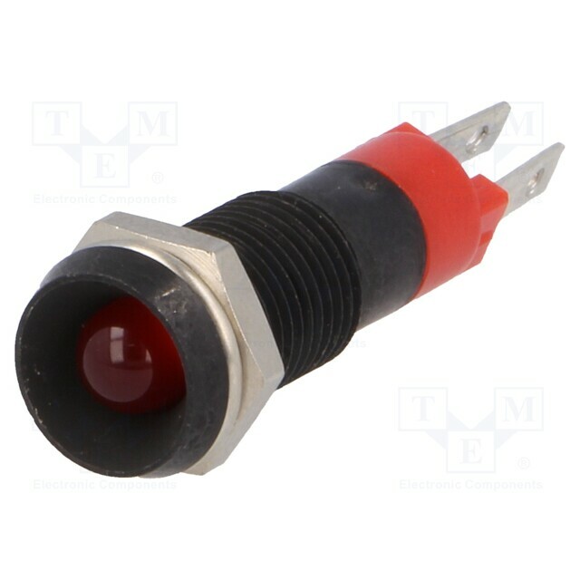 SIGNAL-CONSTRUCT Indicator: LED; recessed; red; 24÷28VDC