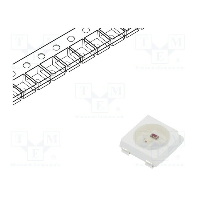 WORLDSEMI Programmable LED; RGB; SMD; PLCC4