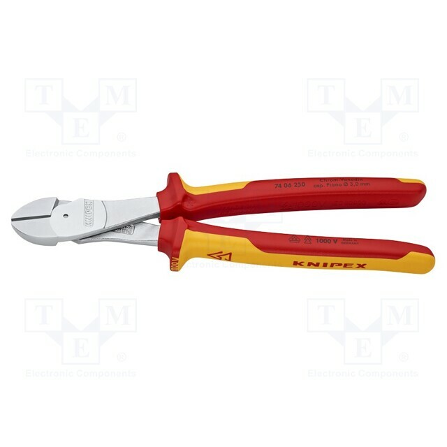 KNIPEX Side,cutting; 250mm; Pliers: insulated