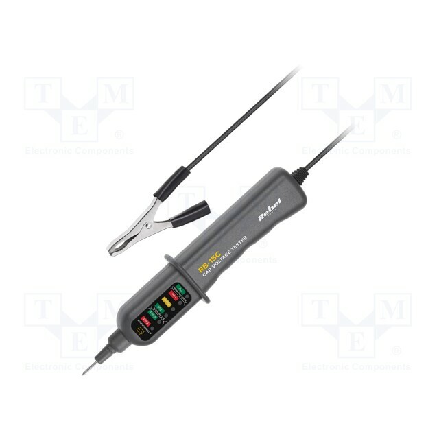 REBEL Tester: voltage indicator; LEDs; VDC:
