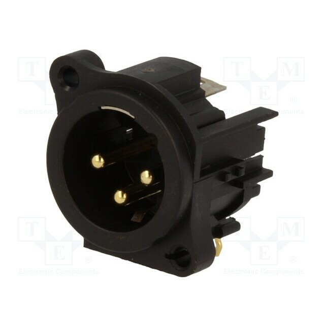 AMPHENOL Connector: XLR; socket; male; 6A