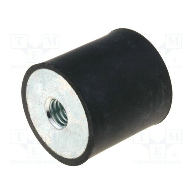 ELESA+GANTER Vibration damper; M6; Ø: 20mm