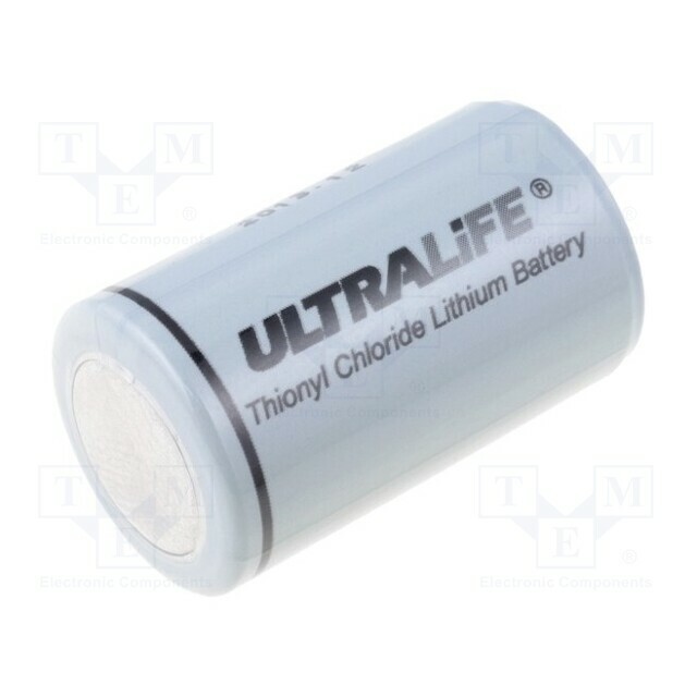 ULTRALIFE Battery: lithium; 1/2AA; 3.6V