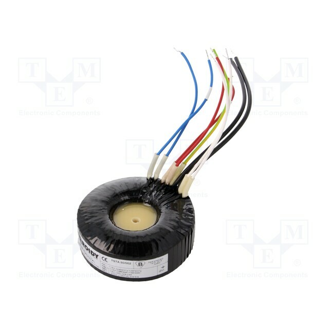 TOROIDY Transformer: toroidal audio; 50VA; 115VAC