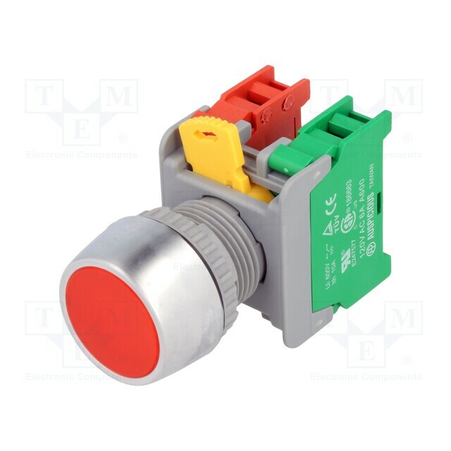 AUSPICIOUS Switch: push-button; 22mm; Stabl.pos: