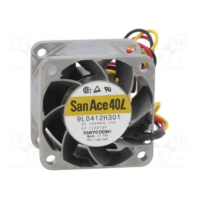 SANYO DENKI Fan: DC; 40x40x28mm; axial