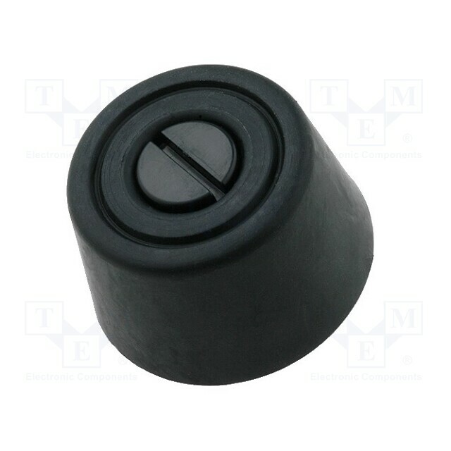 DREMEC Quick mounting foot; black; polyetylene