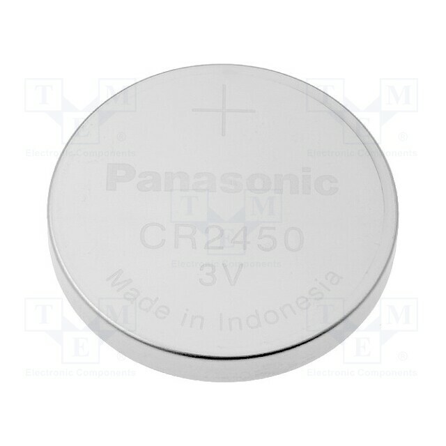 PANASONIC Battery: lithium; coin; CR2450; 3V