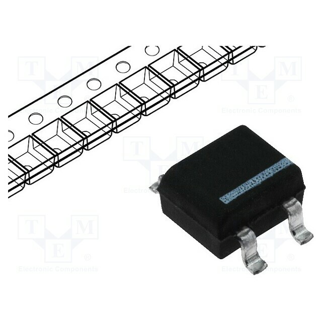 DC COMPONENTS Bridge rectifier: single-phase; Urmax: