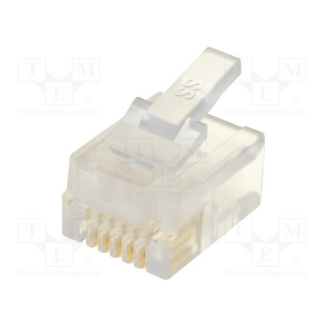 BEL FUSE Connector: RJ12; plug; PIN: