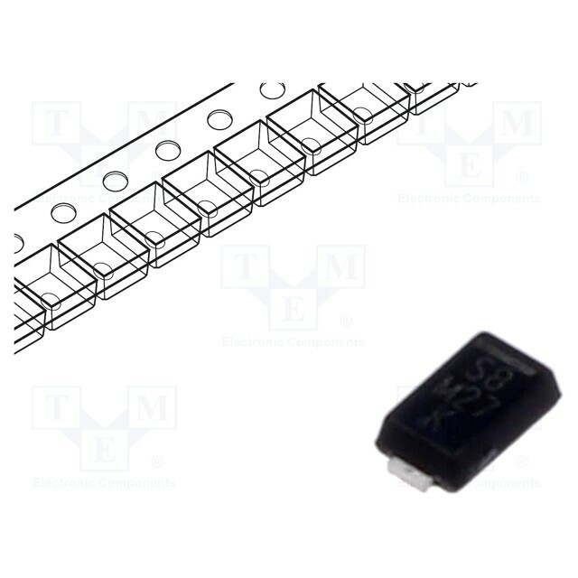 VISHAY Diode: rectifying; SMD; 100V; 1A