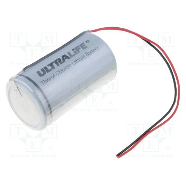 ULTRALIFE Battery: lithium; D; 3.6V
