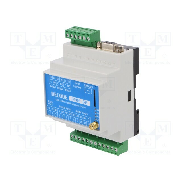 DECODE Automation module: telemetry; GSM/GPRS; Usup: